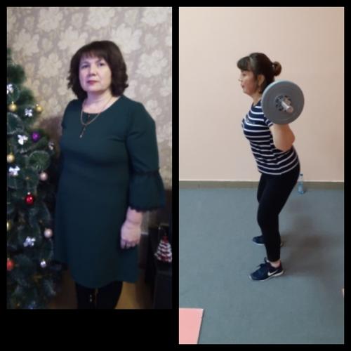 Не могу с вами не поделиться отличным результатом работы тренер + клиентка! 02