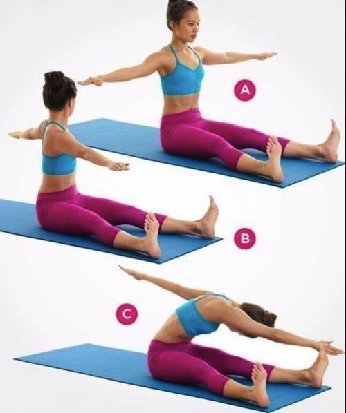 Красивая спина и животик. 02