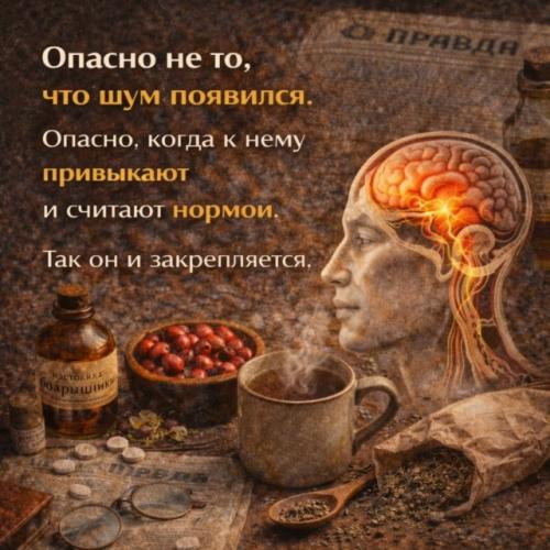 Шум в ушах редко Просто так появляется. 06