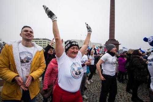 Калининградцы всероссийский рекорд по количеству участников массовой тренировки побили. 09