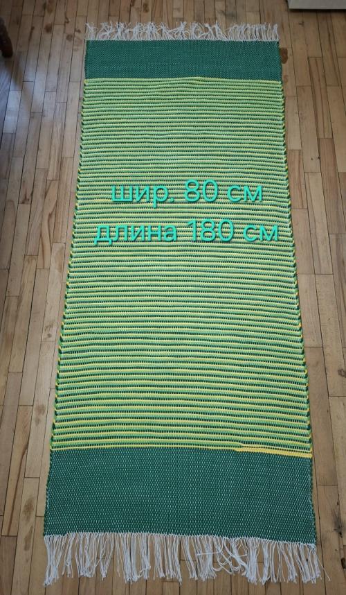 Домотканный коврик из высококачественной трикотажной пряжи 100% хлопок. 01