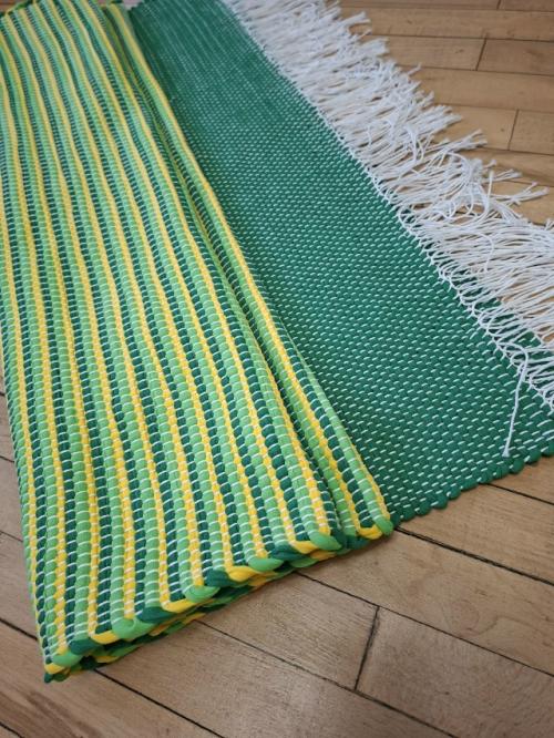 Домотканный коврик из высококачественной трикотажной пряжи 100% хлопок.  