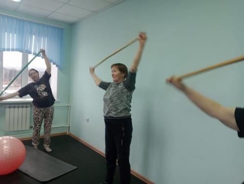 21 марта в межовском СДК прошло занятие по фитнесу клубного формирования Будь в Форме. 02