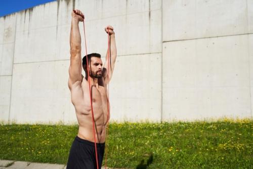 Тренируемся с фитнес - резинкой. 4. 01