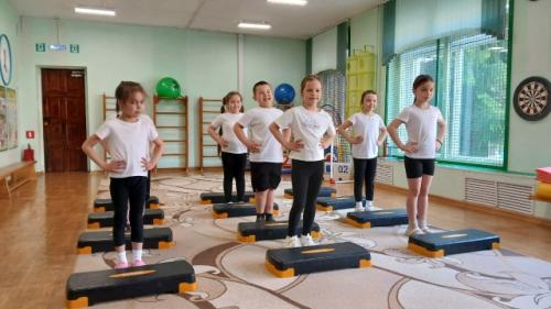 В нашем детском саду продолжает свою работу кружок по детскому фитнесу Фит - Kids. 05