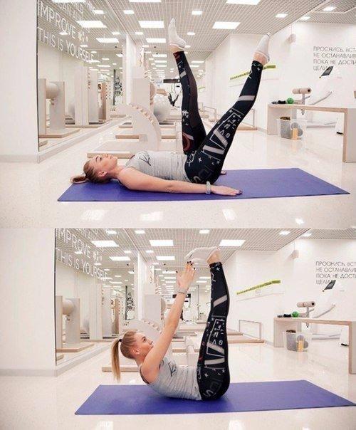 Упражнения для плоского живота. 04