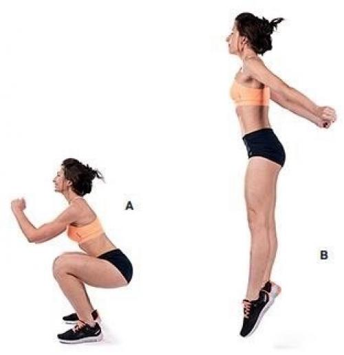 Упражнения на сжигание. Выполняйте каждое упражнение по 1 минуте, 3 круга! 03