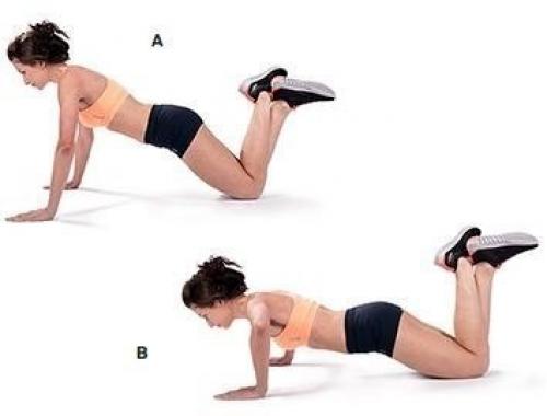 Упражнения на сжигание. Выполняйте каждое упражнение по 1 минуте, 3 круга! 07