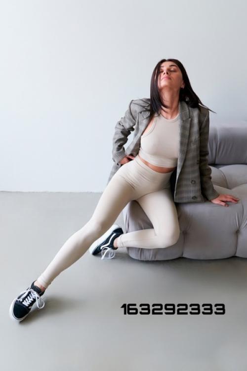 Ультраэластичные леггинсы в рубчик от бренда заяви! 03