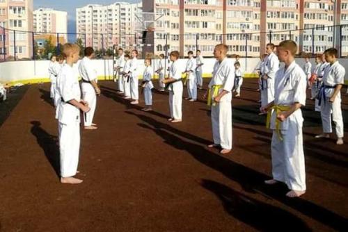 В открытой тренировке чемпион 37 по киокусинкай карате приняли участие около 100 ребят. 03 В открытой тренировке чемпион 37 по киокусинкай карате приняли участие около 100 ребят. 03