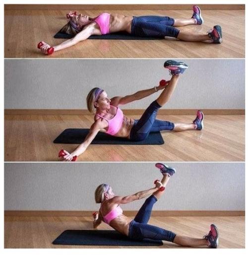 Тренировка для классного животика. 04