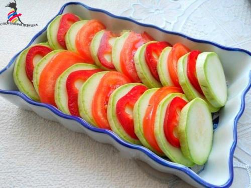 Кабачки, запеченные с помидорами и сыром. 01 Кабачки, запеченные с помидорами и сыром. 01