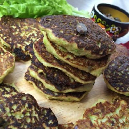 Оладьи из кабачков Фитнес рецепт. Лёгкие кабачковые оладьи