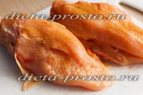 Куриная грудка в кефире пп. Запеченная куриная грудка в кефире