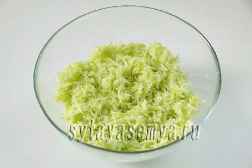 Оладьи из кабачков сладкие. Сладкие оладьи из кабачков