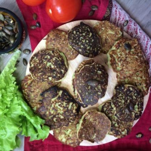 Оладьи из кабачков Фитнес рецепт. Лёгкие кабачковые оладьи