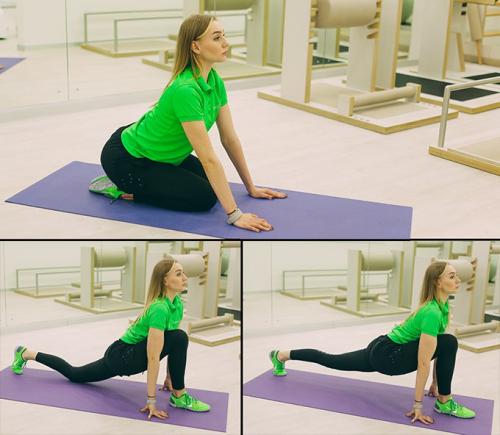 Упражнения, как сесть на шпагат.