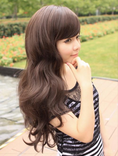 Челка, как у кореянок. Популярные женские прически в корейском стиле