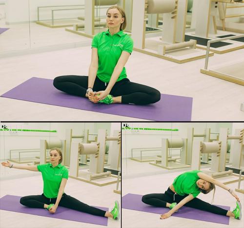 Упражнения, как сесть на шпагат.