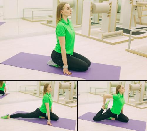 Упражнения, как сесть на шпагат.