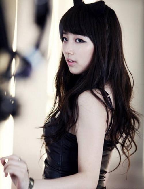 Челка, как у кореянок. Популярные женские прически в корейском стиле