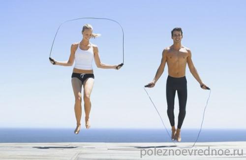 Польза прыжков на скакалке для женщин. Плюсы