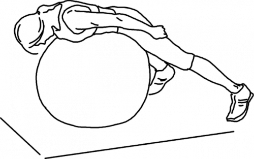 Пилатес на мяче. Коплекс упражнений № 5 (пилатеc на мяче)