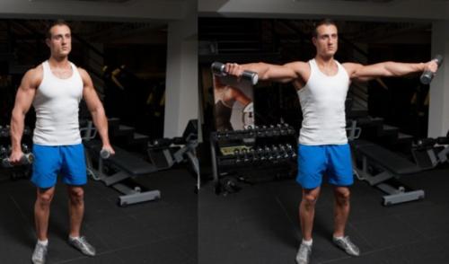 Как сжечь жир гантелями.