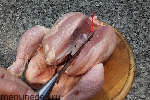 Куриный рулет вареный. Рецепт рулета из целой курицы