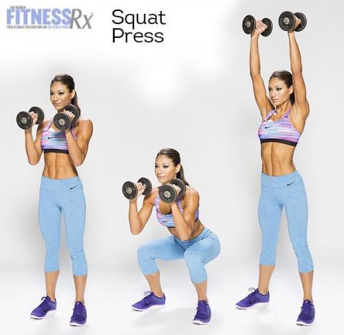 Упражнение с гантелями сжечь жир. Жиросжигающий финишер: комплекс с гантелями.