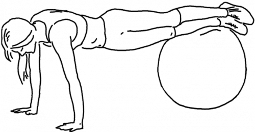 Пилатес на мяче. Коплекс упражнений № 5 (пилатеc на мяче)