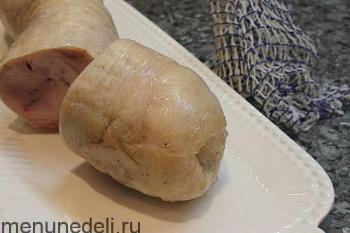 Куриный рулет вареный. Рецепт рулета из целой курицы