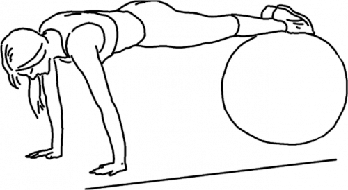 Пилатес на мяче. Коплекс упражнений № 5 (пилатеc на мяче)