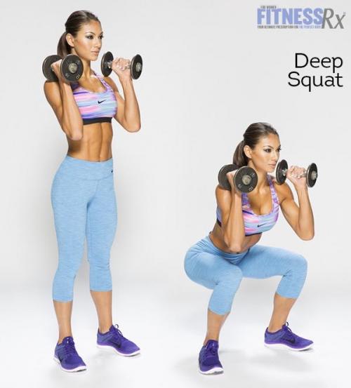 Упражнение с гантелями сжечь жир. Жиросжигающий финишер: комплекс с гантелями.