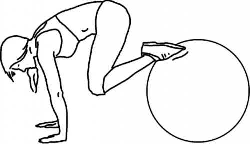 Пилатес на мяче. Коплекс упражнений № 5 (пилатеc на мяче)