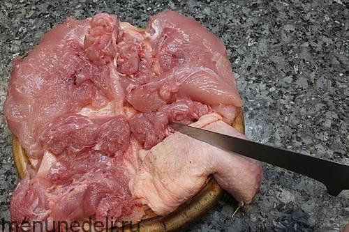 Куриный рулет вареный. Рецепт рулета из целой курицы