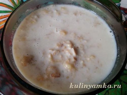 Овсянка с бананом и медом рецепт. Овсяная каша с бананом и медом