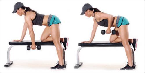 Упражнения на лопатки - с гантелями. Популярные комплексы упражнений