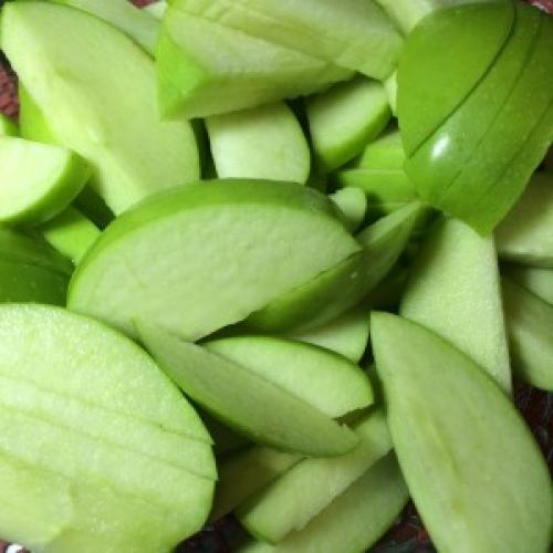 Диетический яблочный крамбл с овсяными хлопьями. Диетический яблочный крамбл