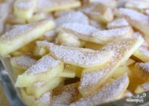 Крамбл овсяный. Овсяный крамбл с яблоком