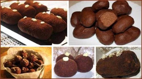 Пирожное картошка фитнес Рецепт. Пирожное «Картошка» — Рецепт №1