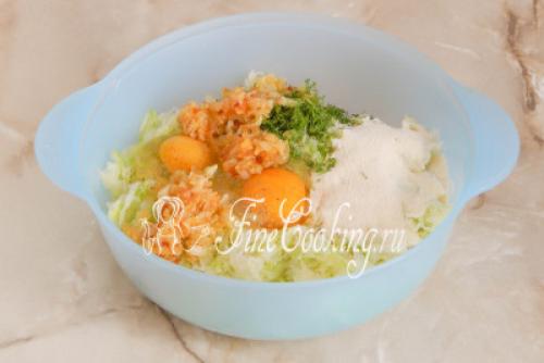 Вкусные котлеты из капусты. Ингредиенты: