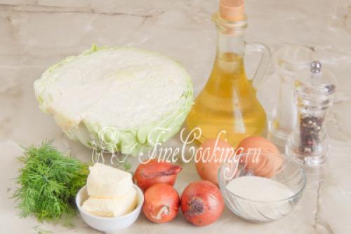 Вкусные котлеты из капусты. Ингредиенты:
