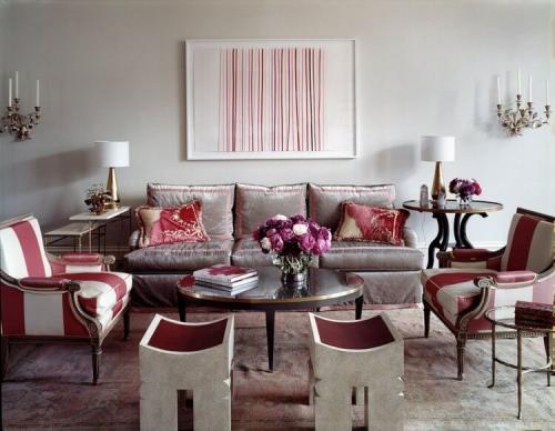 Сочетание серого и бордового цвета в интерьере. Бордовый цвет в интерьере и его сочетание с другими цветами