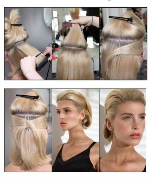 Как сделать видимость длинных волос, как коротких? Короткие волосы без стрижки: узнай, как!