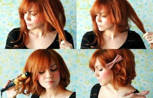 Как сделать видимость длинных волос, как коротких? Короткие волосы без стрижки: узнай, как! 21