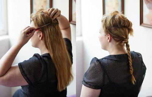 Как сделать видимость длинных волос, как коротких? Короткие волосы без стрижки: узнай, как! 22