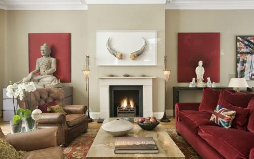 Сочетание серого и бордового цвета в интерьере. Бордовый цвет в интерьере и его сочетание с другими цветами