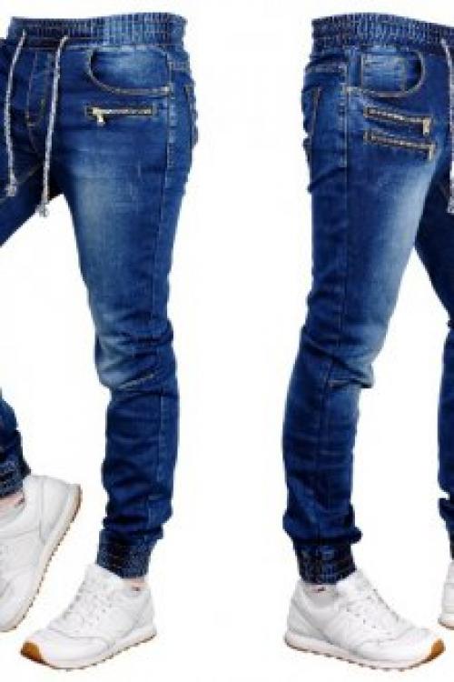 Джинсы с резинкой внизу мужские с чем носить. Какие бывают модели