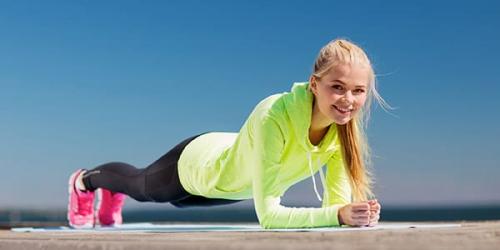 Планка для начинающих. Планка с упором на коленях (планка для начинающих)